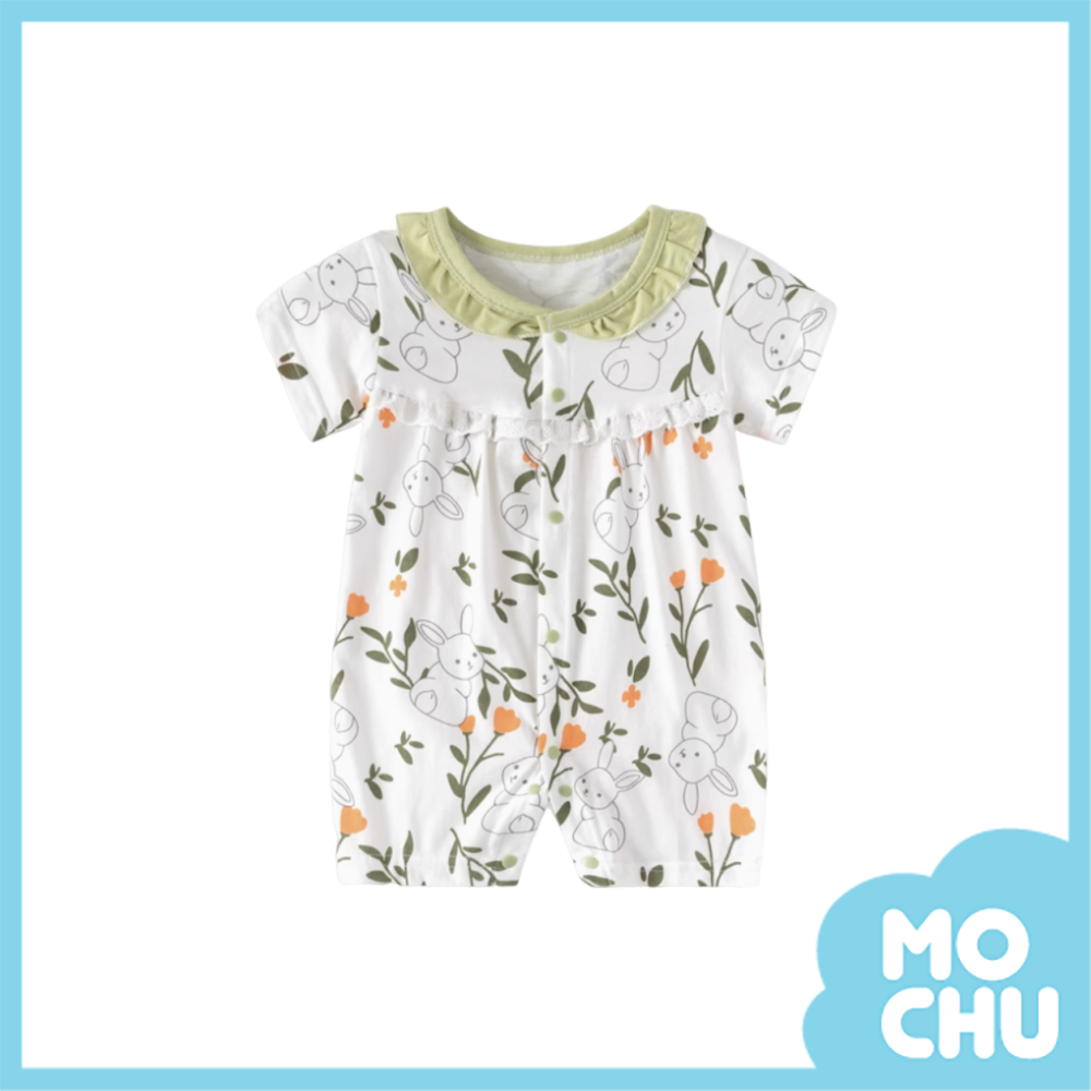森林兔短袖連身衣
