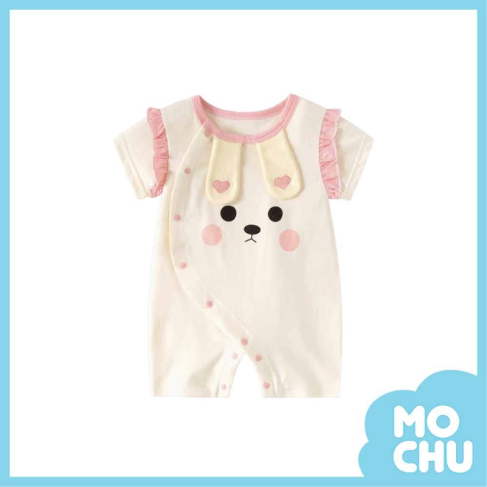 長耳兔短袖連身衣