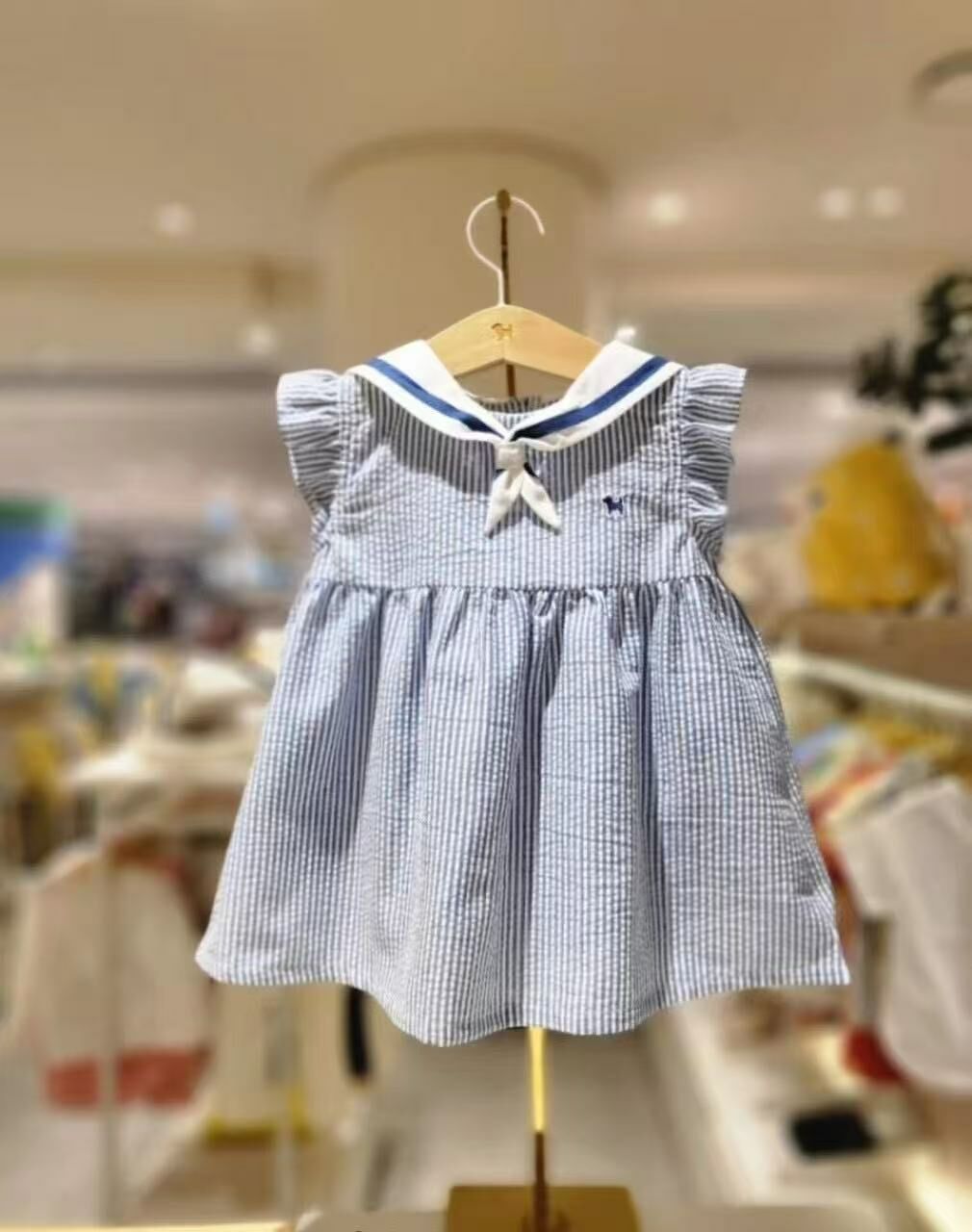 韓單 blue bog海軍風兄妹系列