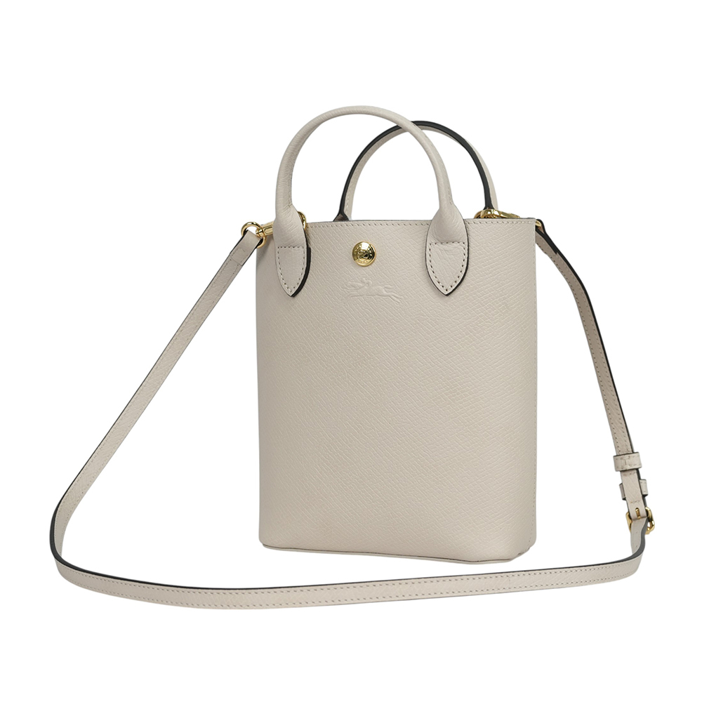 【LONGCHAMP】Epure XS 牛皮手提/斜背二用迷你托特包(紙白色)10269 HYZ 555