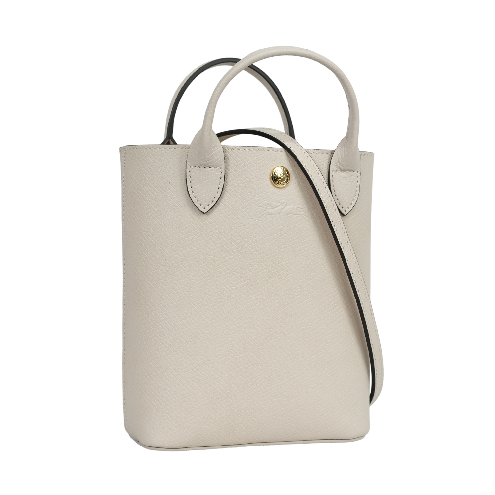 【LONGCHAMP】Epure XS 牛皮手提/斜背二用迷你托特包(紙白色)10269 HYZ 555