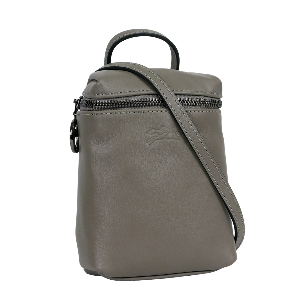 【LONGCHAMP】Le Pliage Xtra XS 小牛皮拉鍊迷你手提/斜背二用包