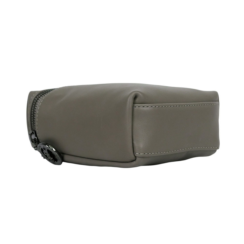 【LONGCHAMP】Le Pliage Xtra XS 小牛皮拉鍊迷你手提/斜背二用包(斑鳩灰)10285 987 P55