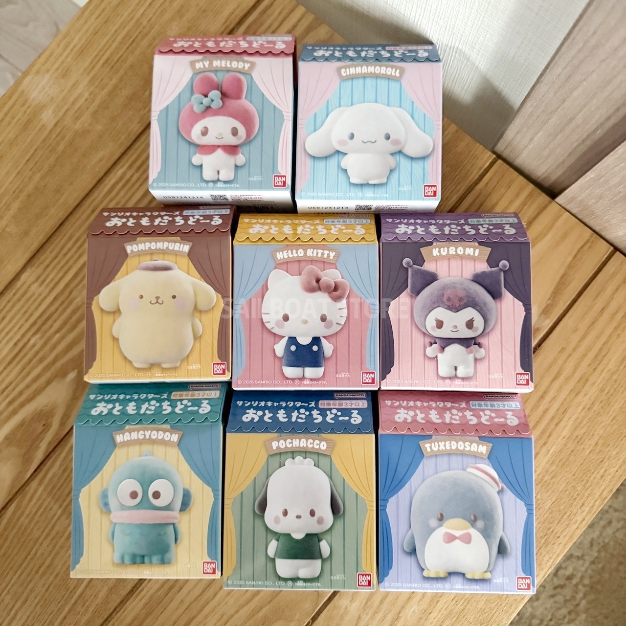 現貨供應 三麗鷗 食玩 植絨公仔