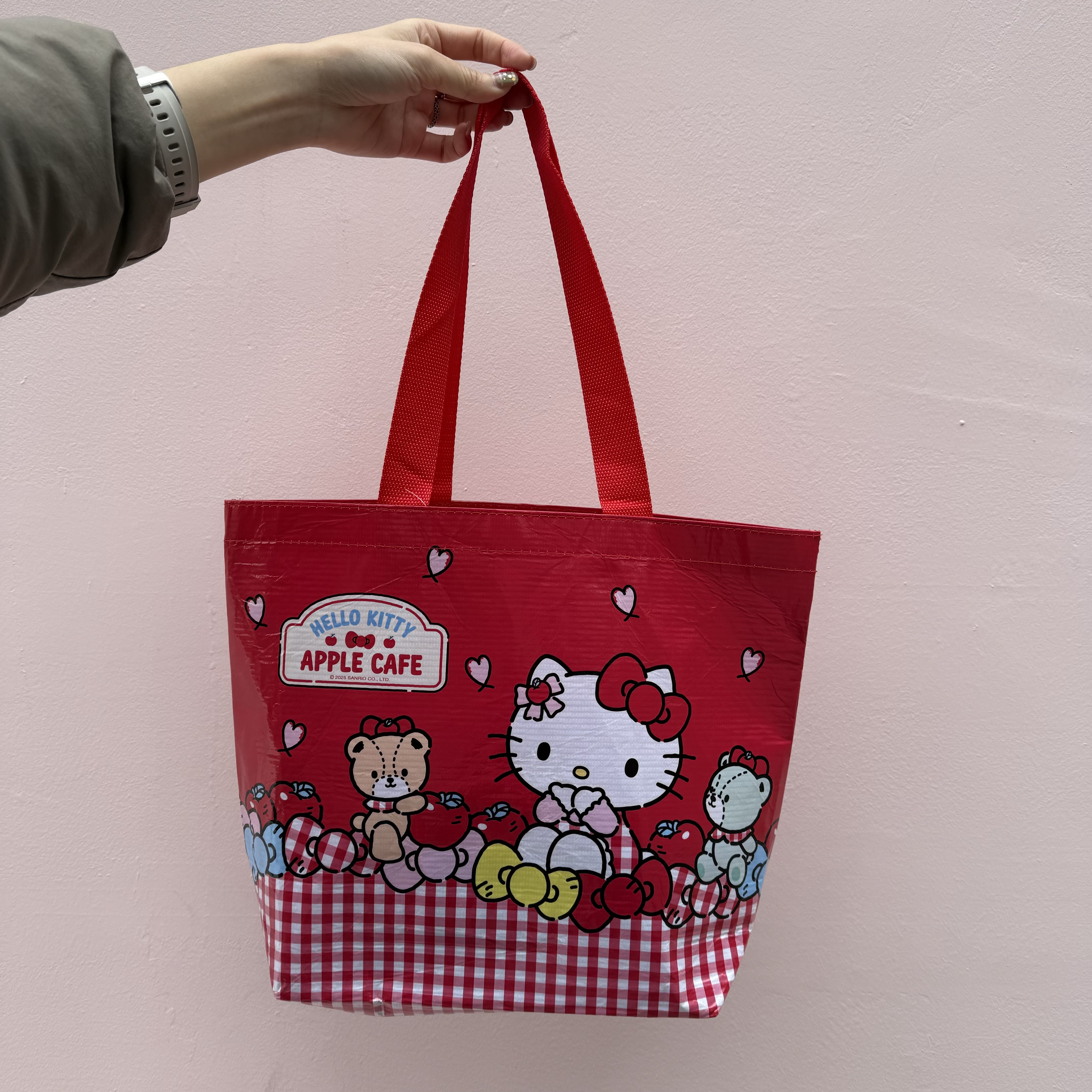 現貨┃韓國限定 KITTY 尼龍 購物袋