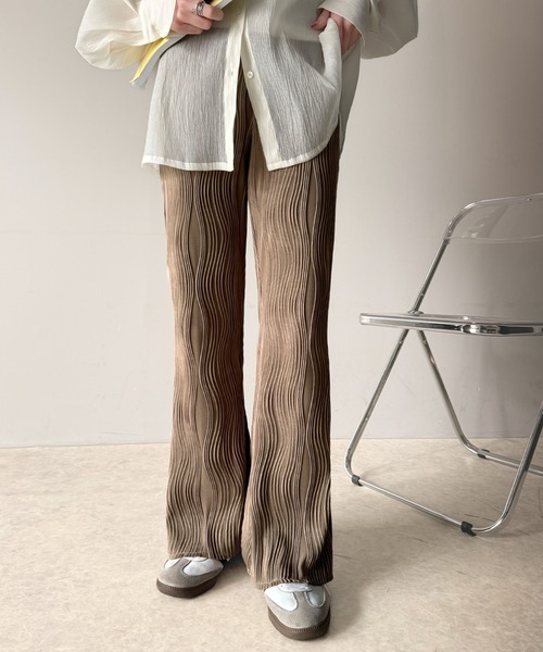 日本🇯🇵連線Classical Elf 皺摺波紋闊腿褲 直筒褲 寬鬆 4色(任買兩件711免運)/預購