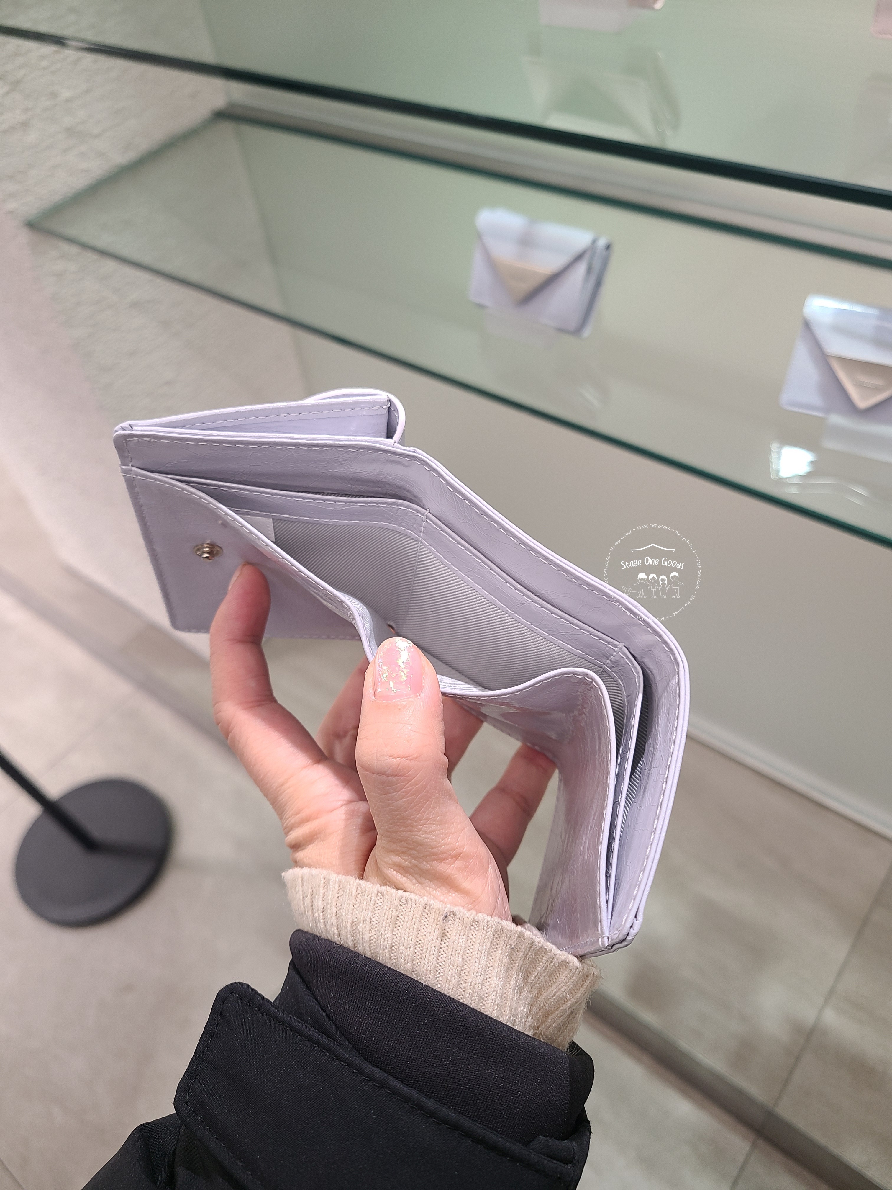 財布・小物その他 FENNEC CRINKLE HALFMOON ACCORDION POCKET SILVER FENNEC CRINKLE HALFMOON MINI WALLET