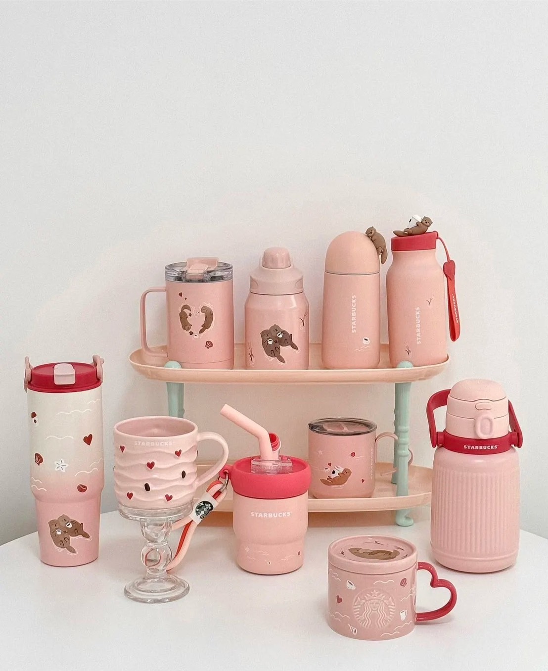 KTQ STORE ‧ STARBUCKS 星巴克 星相伴 粉色 保溫杯 隨行杯 吸管杯 馬克杯 預購