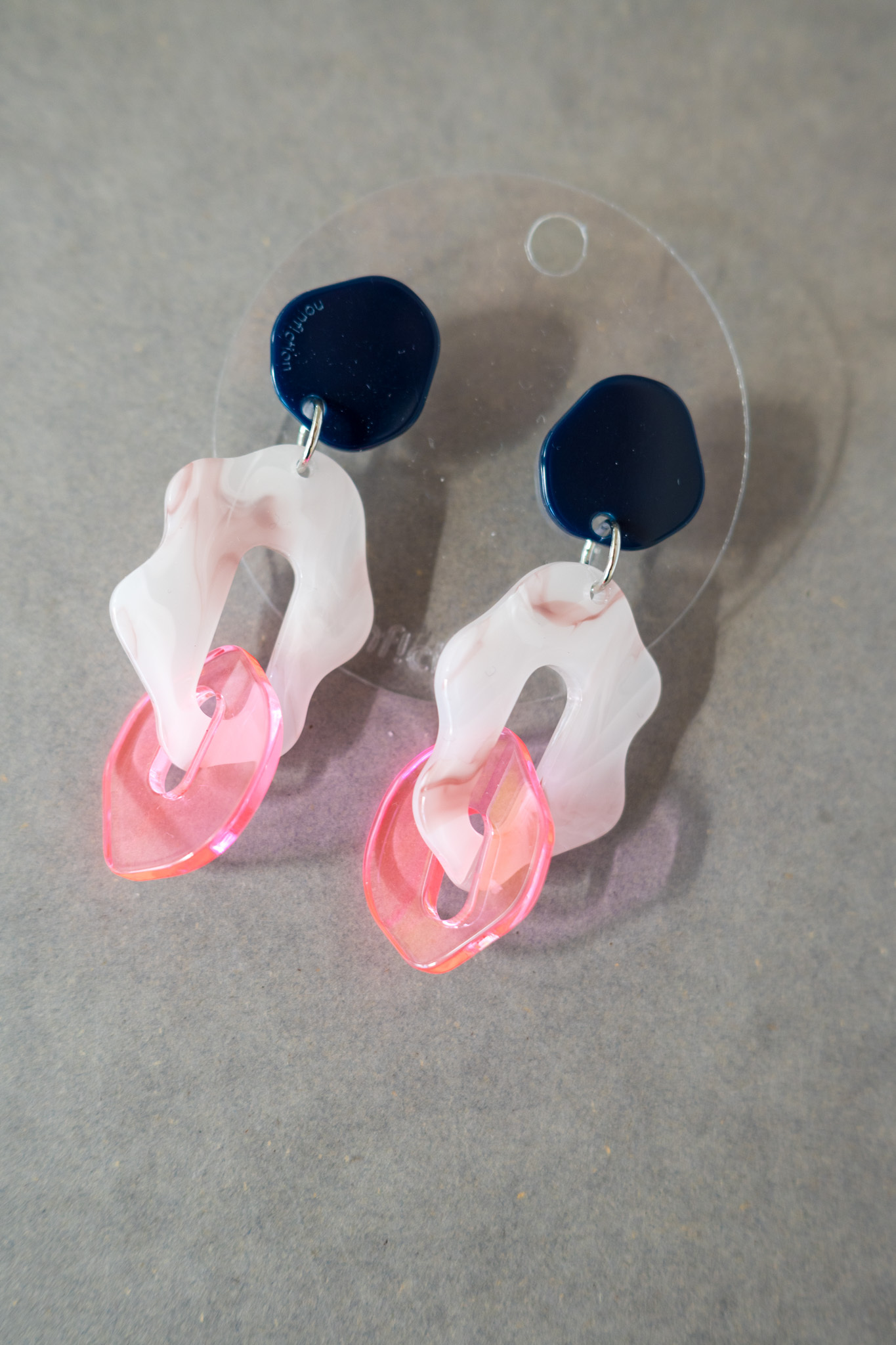 [nonf!ction] TRINITY | 粉色 | 耳夾 | NO.14