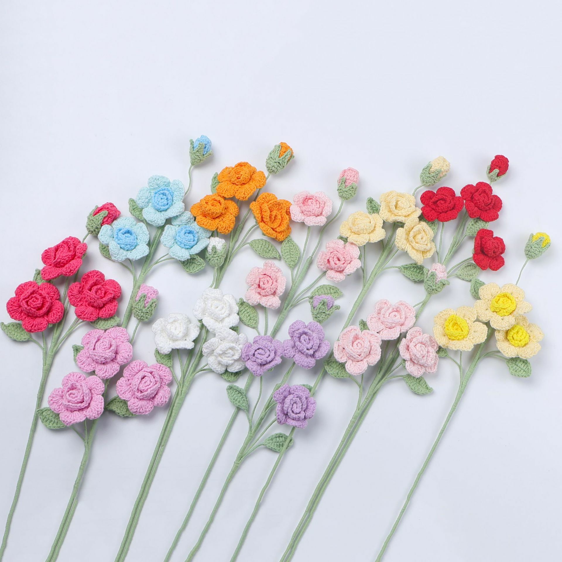 《5731》手工針織芭比玫瑰