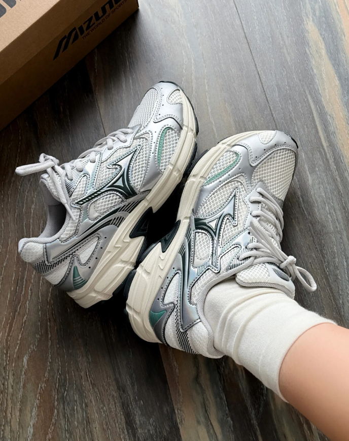 Mizuno Speed 2K 星河銀綠 鐳射銀 復古 老爹鞋 D1GH222921