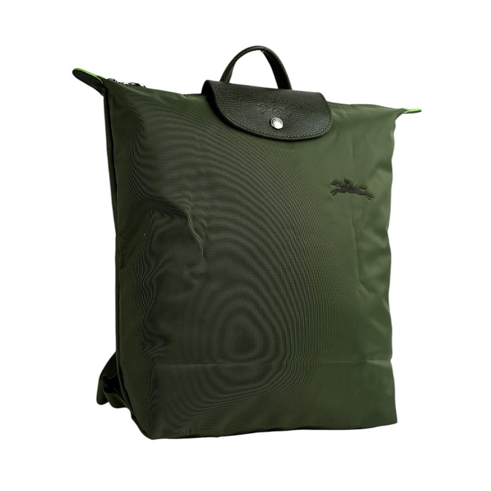 【LONGCHAMP】Le Pliage M 再生帆布中型折疊後背包