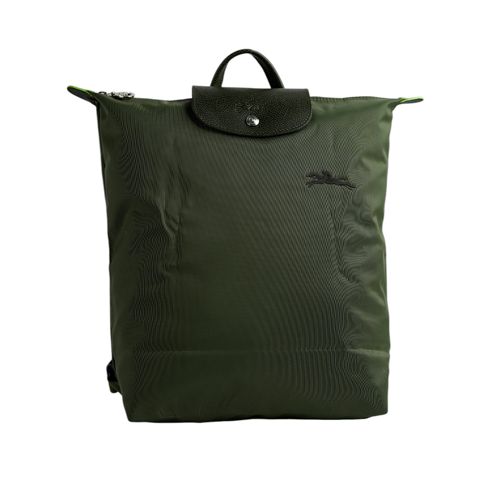 【LONGCHAMP】Le Pliage M 再生帆布中型折疊後背包