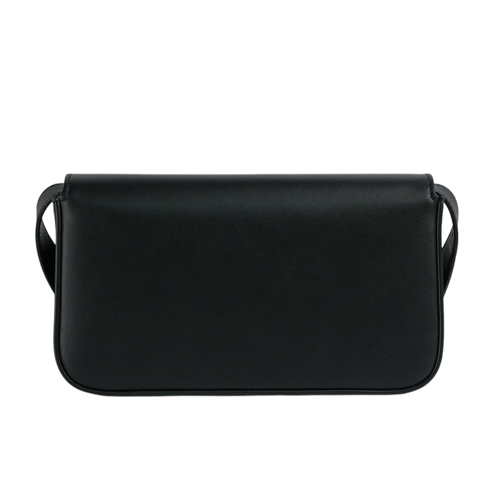 【TOD'S】T Timeless 光滑小牛皮翻蓋長型二用包(Micro)(黑色)XBWTTTC0000ROR B999