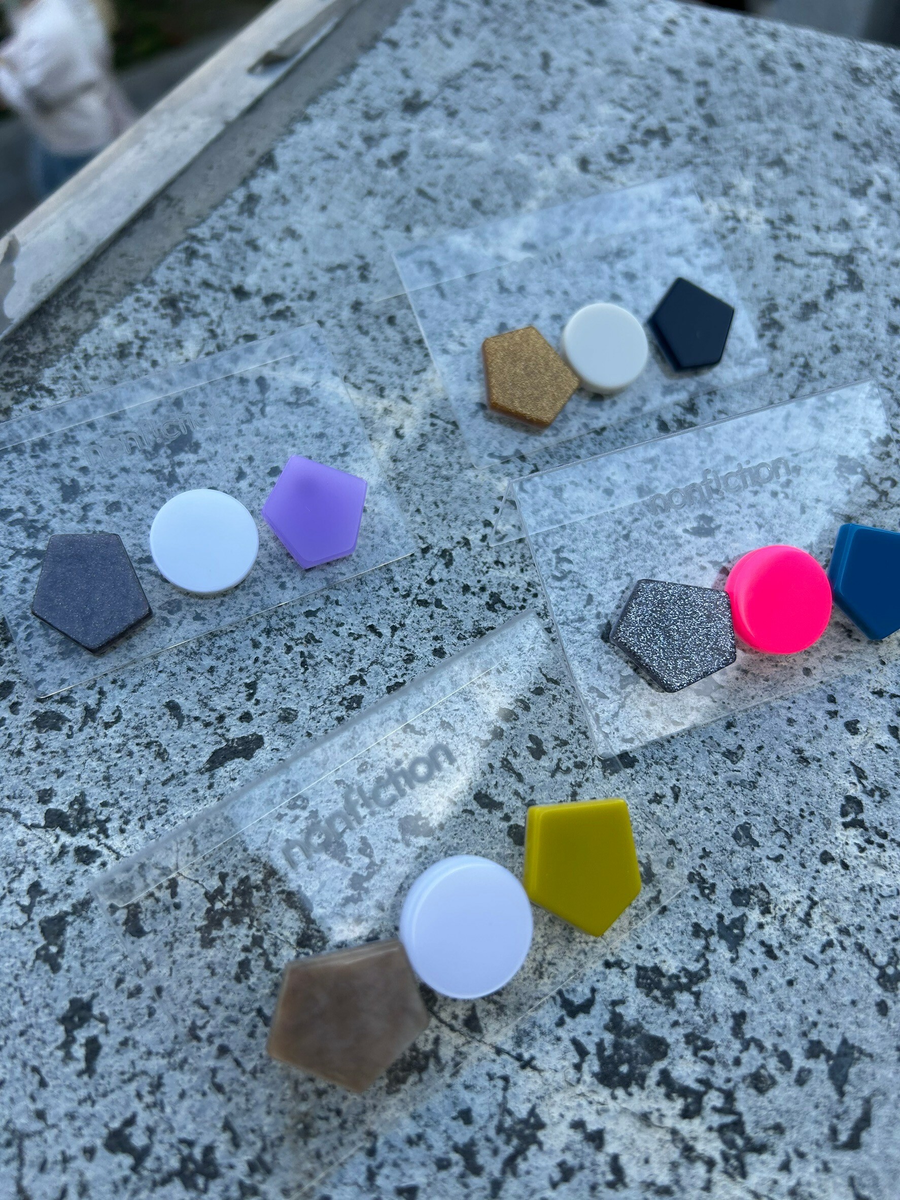 [nonf!ction] KAKERA | 紫色 | 耳夾 | NO.22