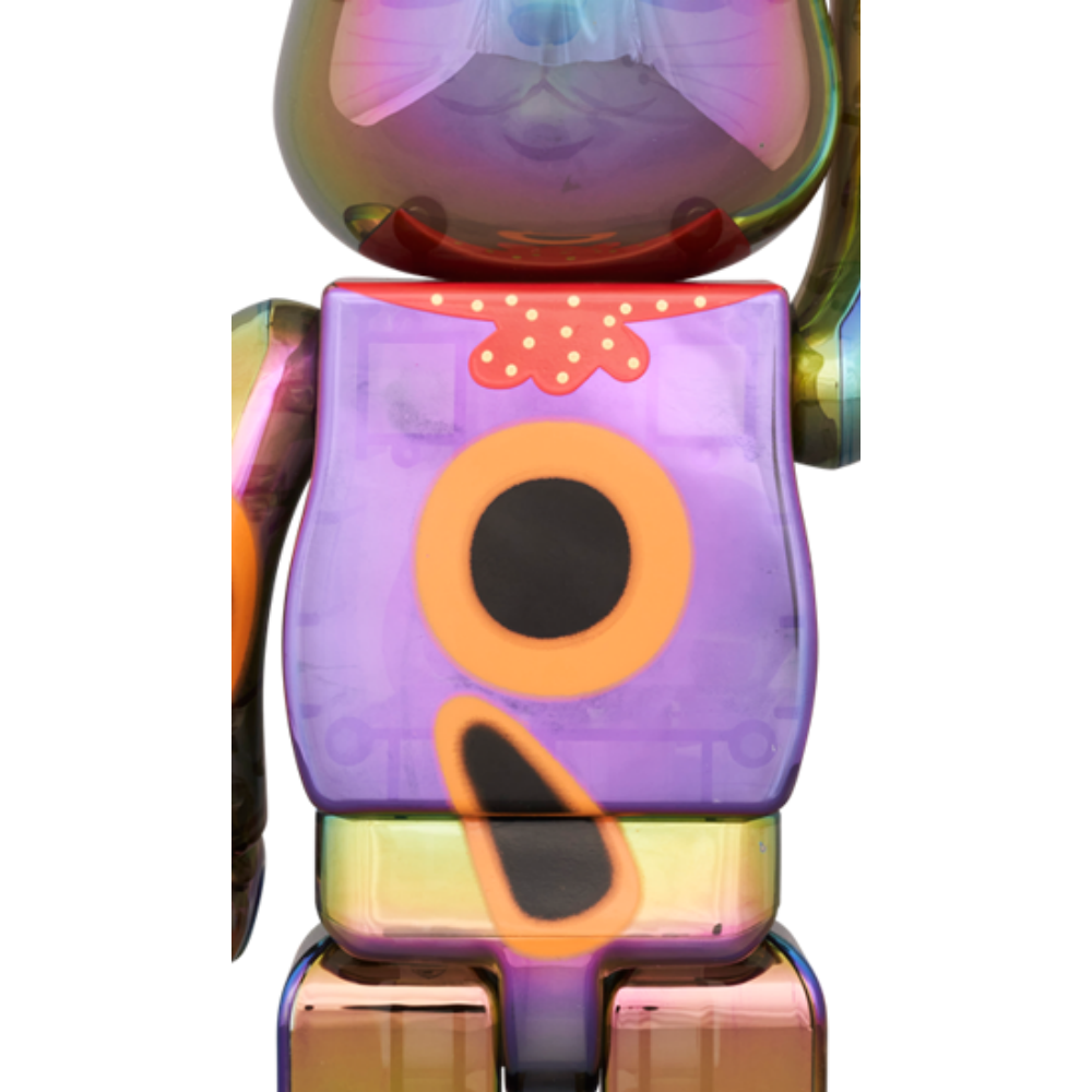 招き猫 招財貓 開運・千万両 黒透明メッキ 100％ & 400％ / 1000% BE@RBRICK