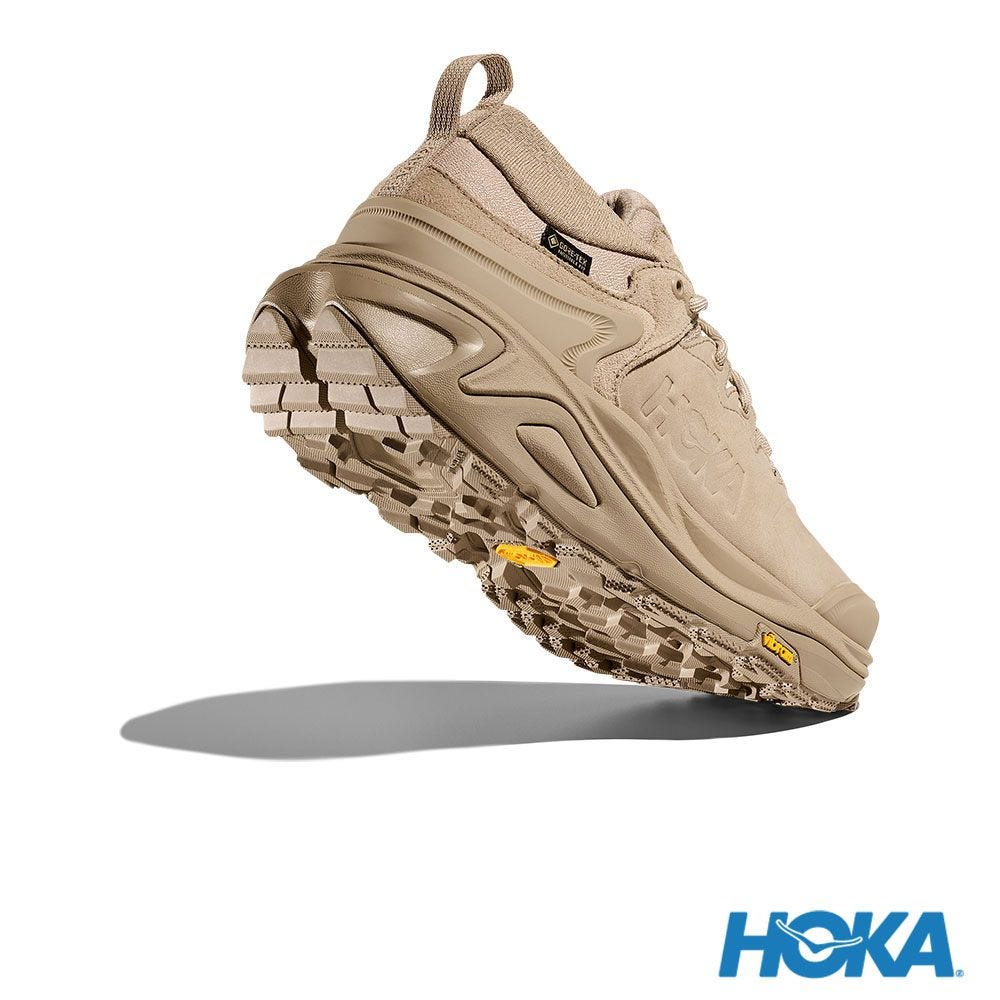 HOKA ONE ONE Kaha 3 Low GTX 女低筒登山健行鞋亞麻/燕麥奶色