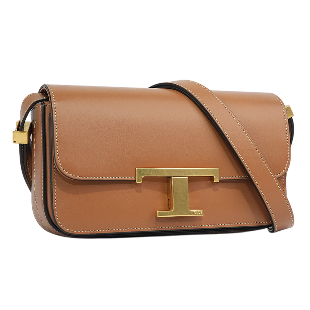 【TOD'S】T Timeless 光滑小牛皮翻蓋長型二用包(Micro)