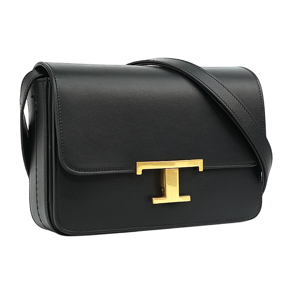 【TOD'S】T Timeless 光滑小牛皮翻蓋二用包(Mini)