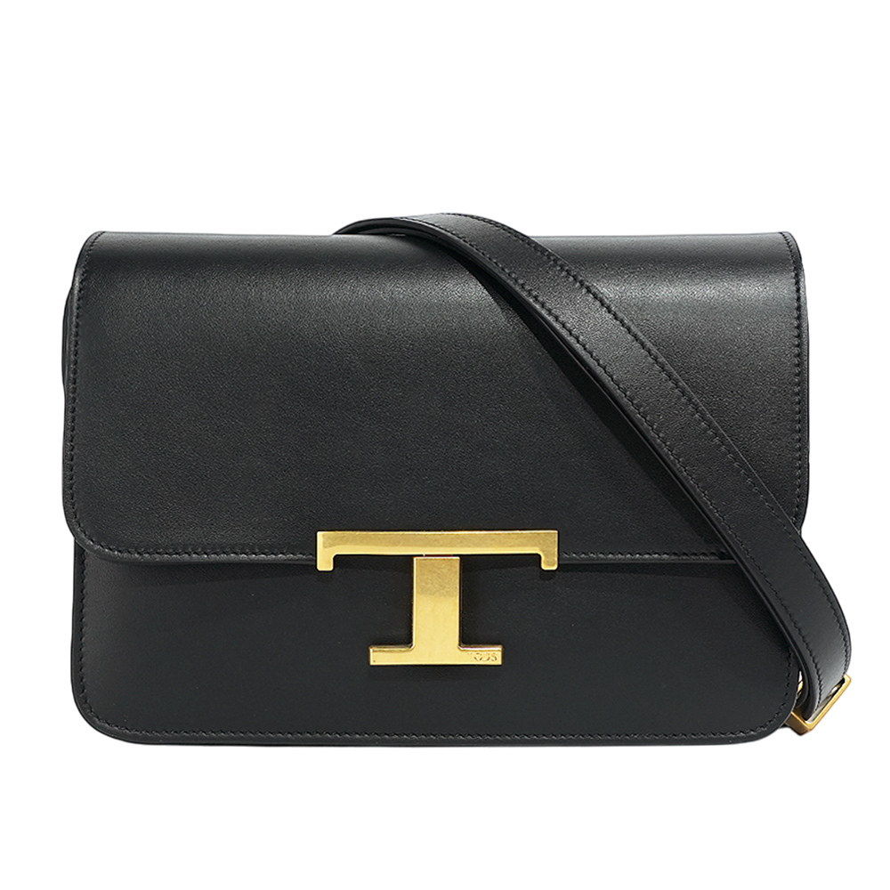 【TOD'S】T Timeless 光滑小牛皮翻蓋二用包(Mini)