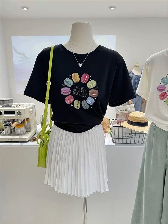 春 甜心馬卡龍上衣-現貨