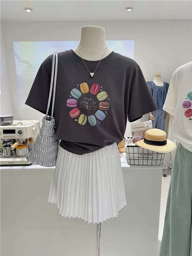 春 甜心馬卡龍上衣-現貨