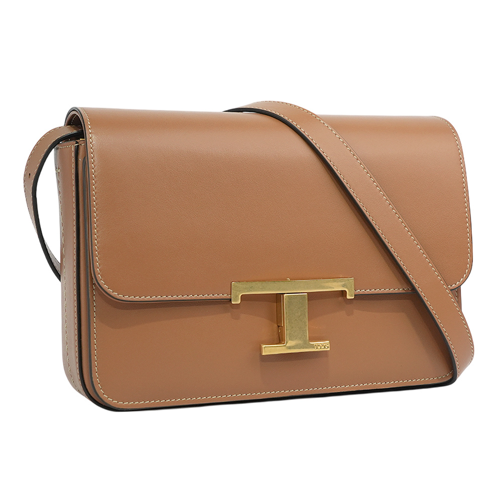 【TOD'S】T Timeless 光滑小牛皮翻蓋二用包(Mini)