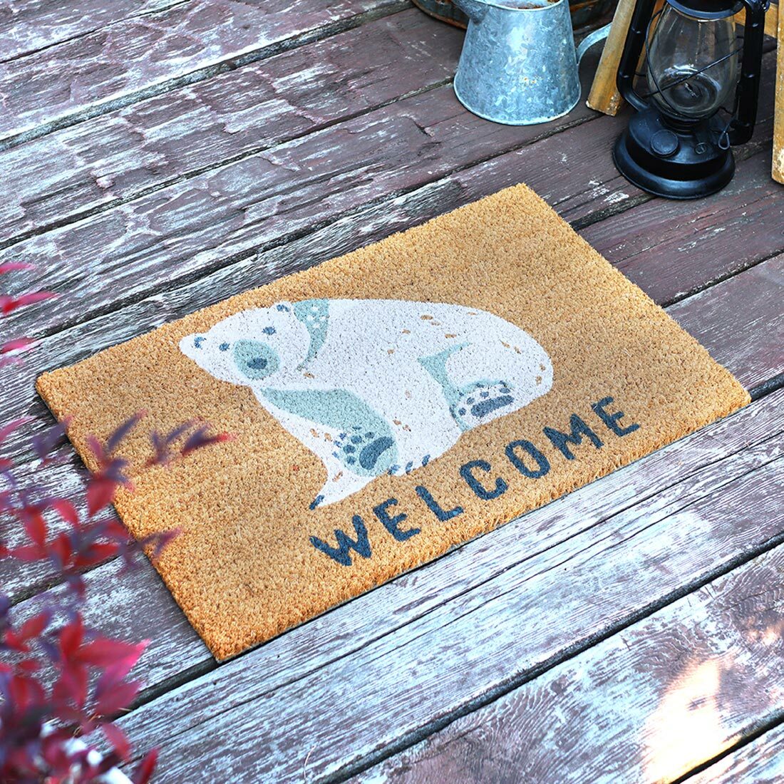 北極熊椰棕地毯