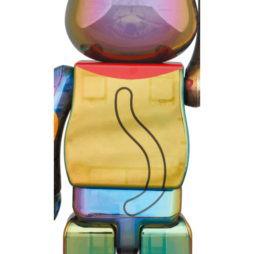 招き猫 招財貓 黒透明メッキ 100% & 400％ / 1000% BE@RBRICK