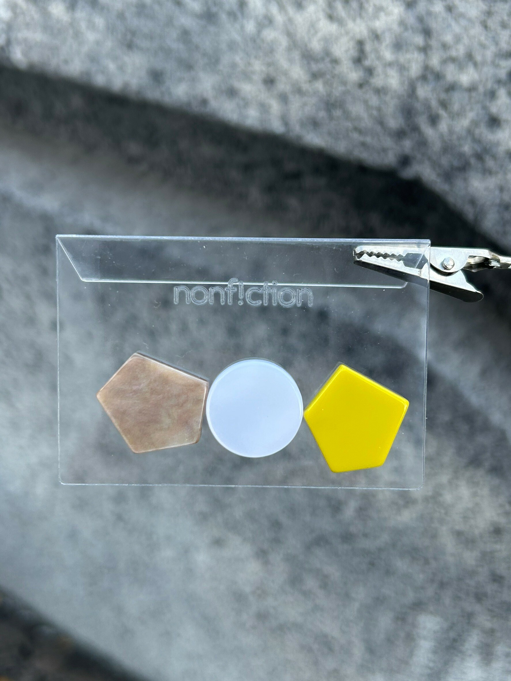 [nonf!ction] KAKERA | 芥末黃 | 耳夾 | NO.26