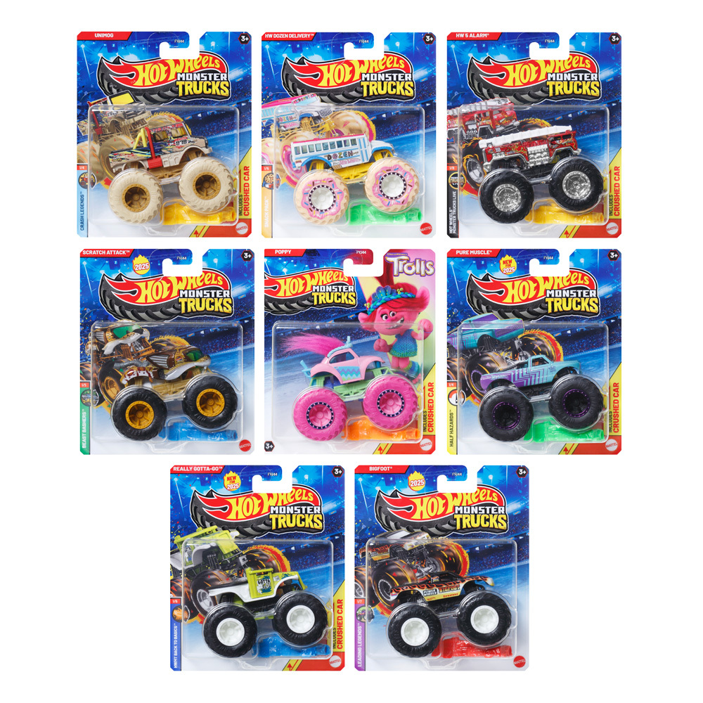 風火輪大腳車1:64系列 原箱8入(DA箱號)