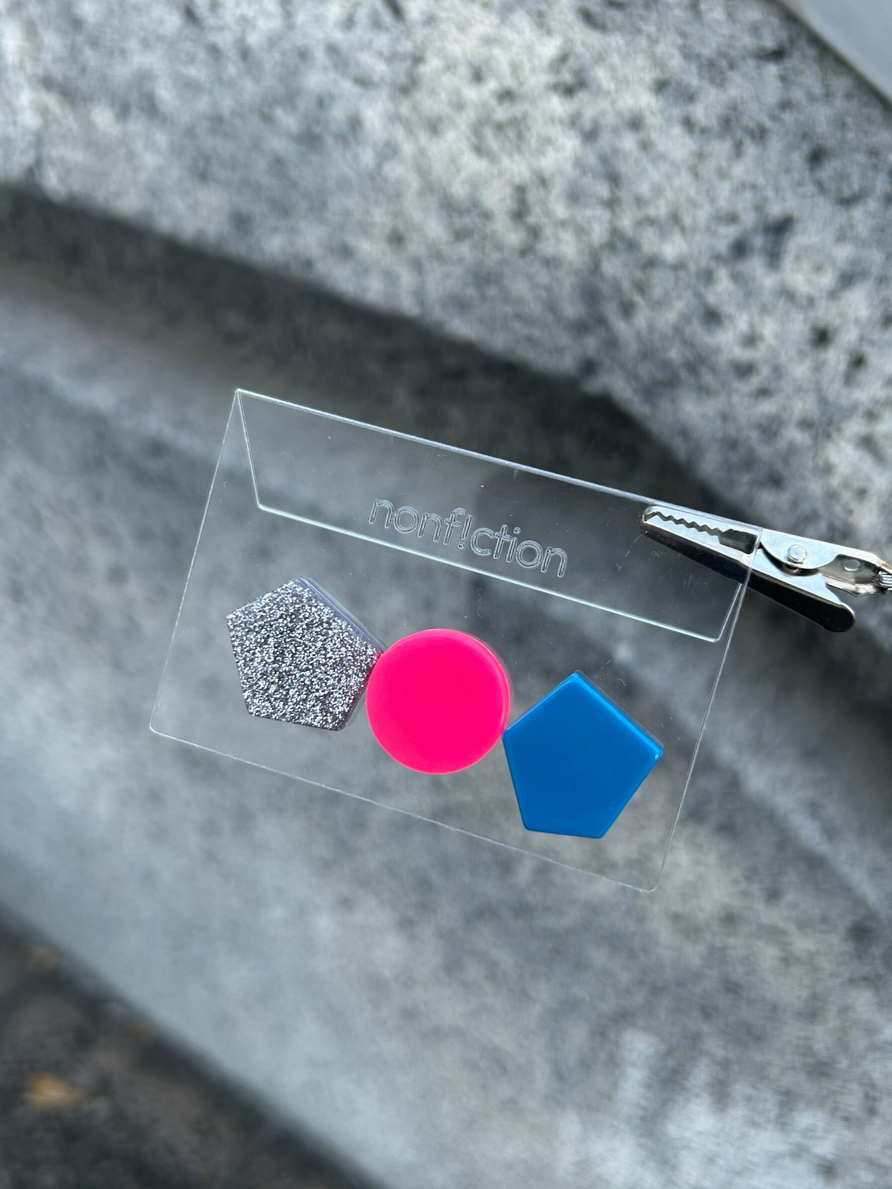 [nonf!ction] KAKERA | 粉色 | 耳夾 | NO.28