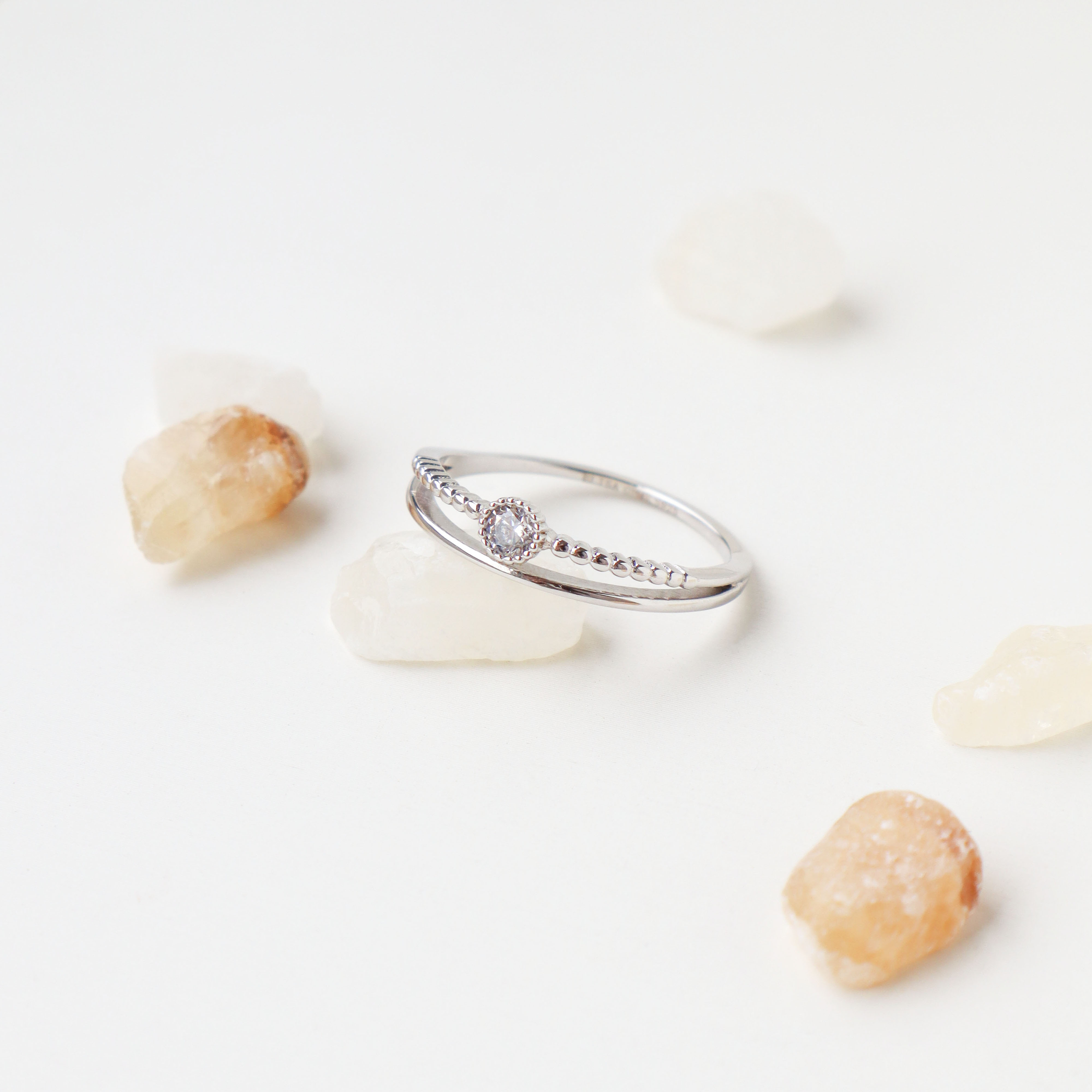 Silver/璀璨光環戒指