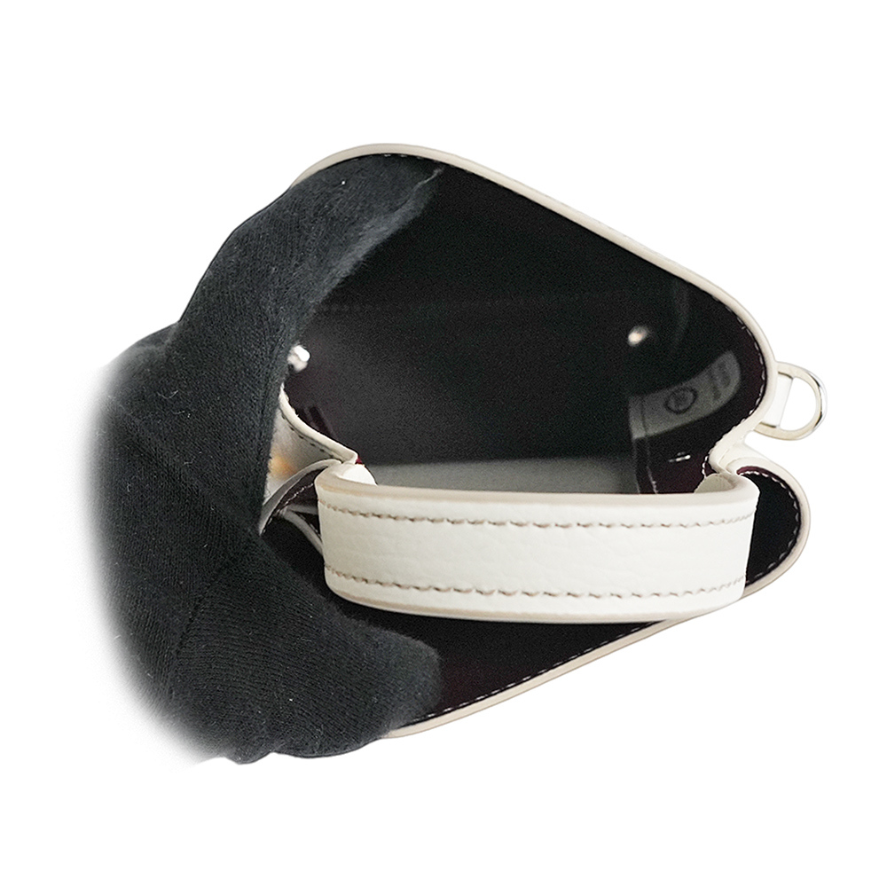 【TOD'S】T Logo 超小號手提/斜背二用皮革手機包(白色)XBWAPAT9000QRI 9P09