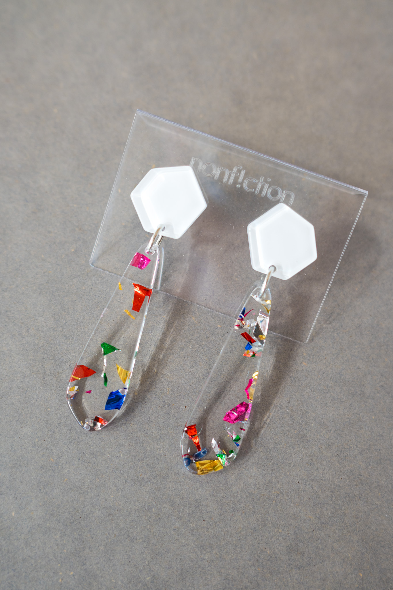 [nonf!ction] EXCLA | 白色 | 耳夾 | NO.32