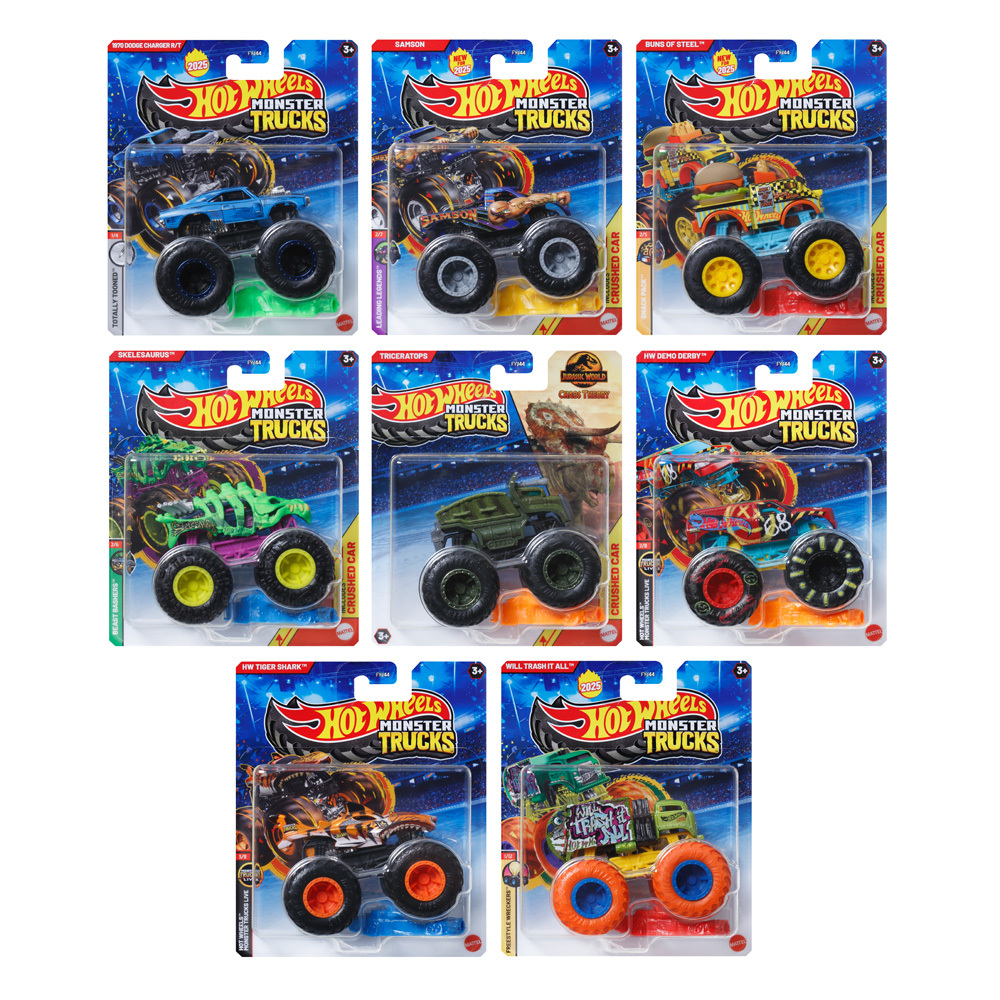 風火輪大腳車1:64系列 原箱8入(DB箱號)