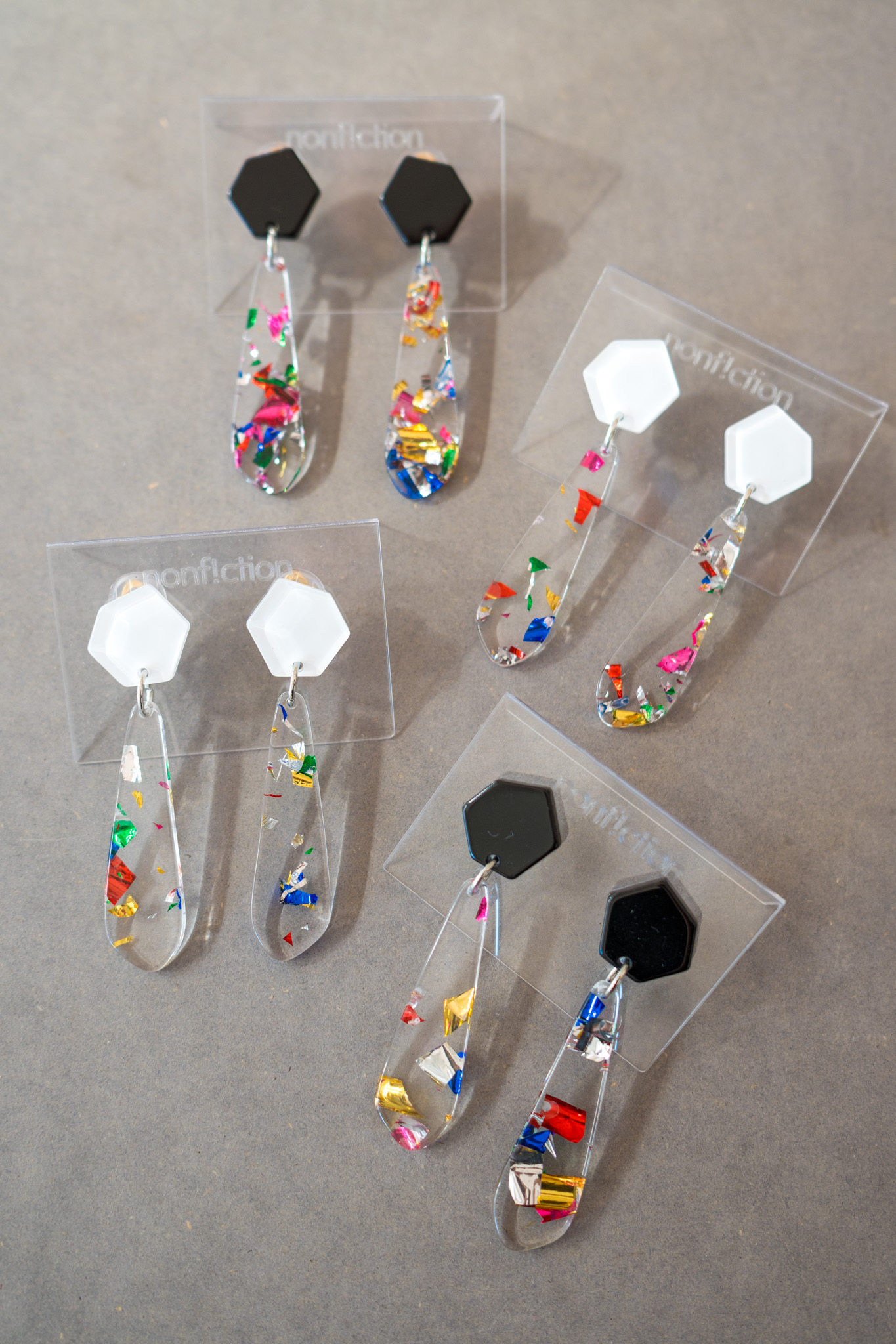 [nonf!ction] EXCLA | 黑色 | 耳針 | NO.29