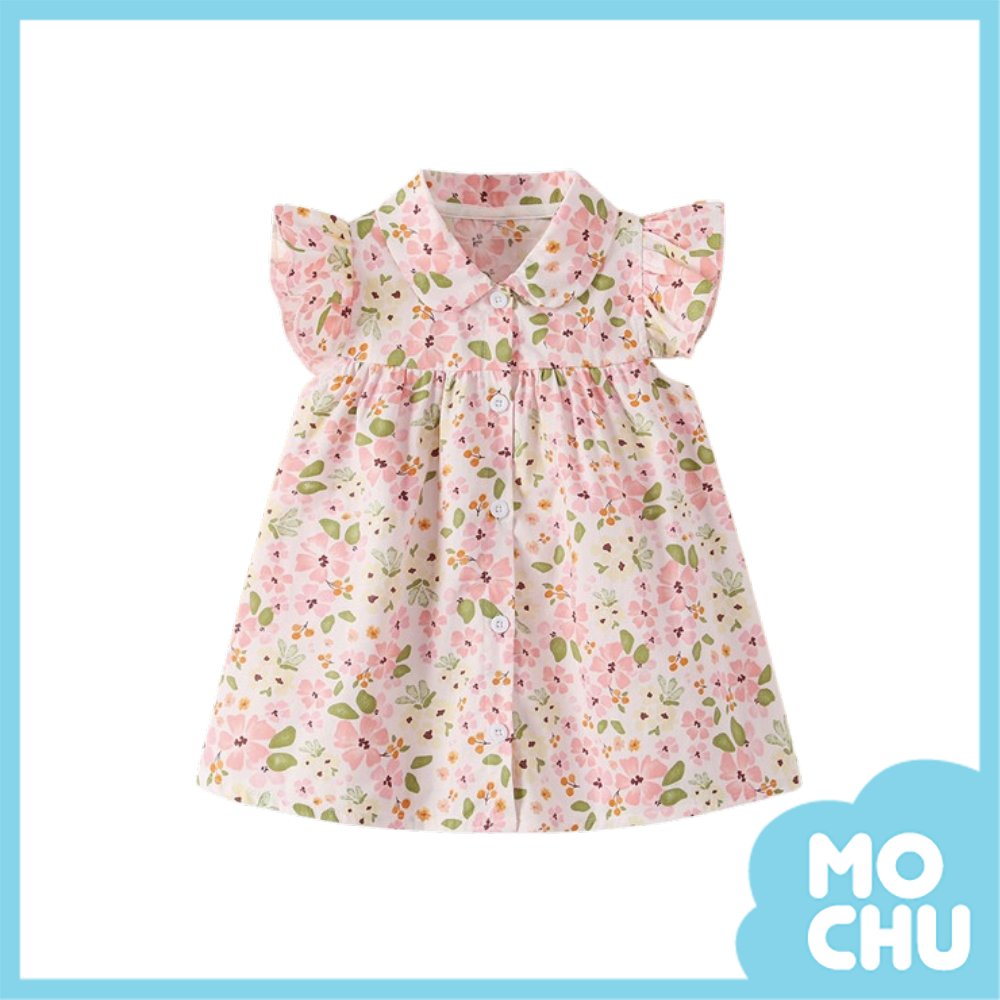 田園花草連身裙