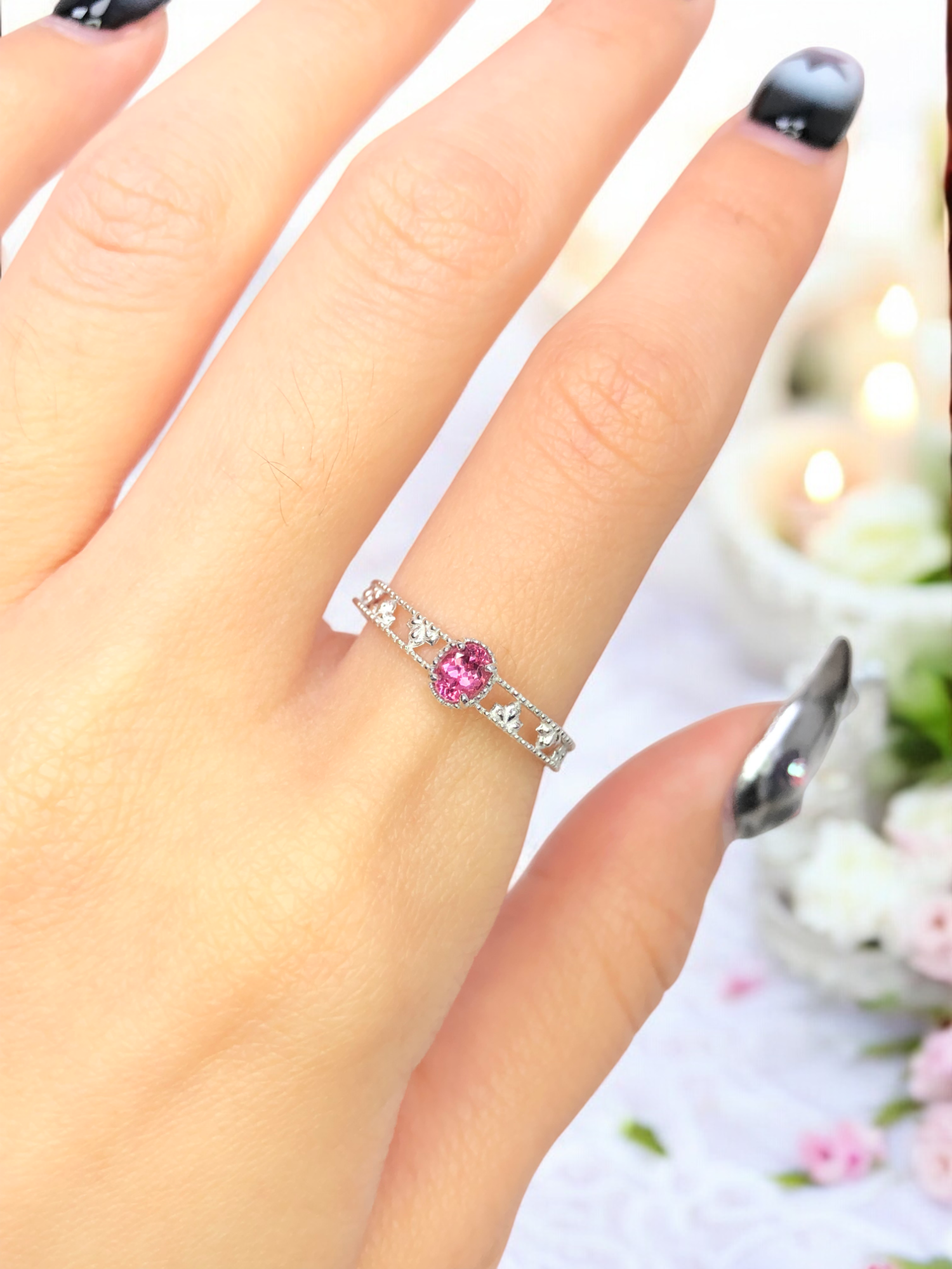 925銀 戒圍12【馬亨蓋尖晶石0.14克拉】