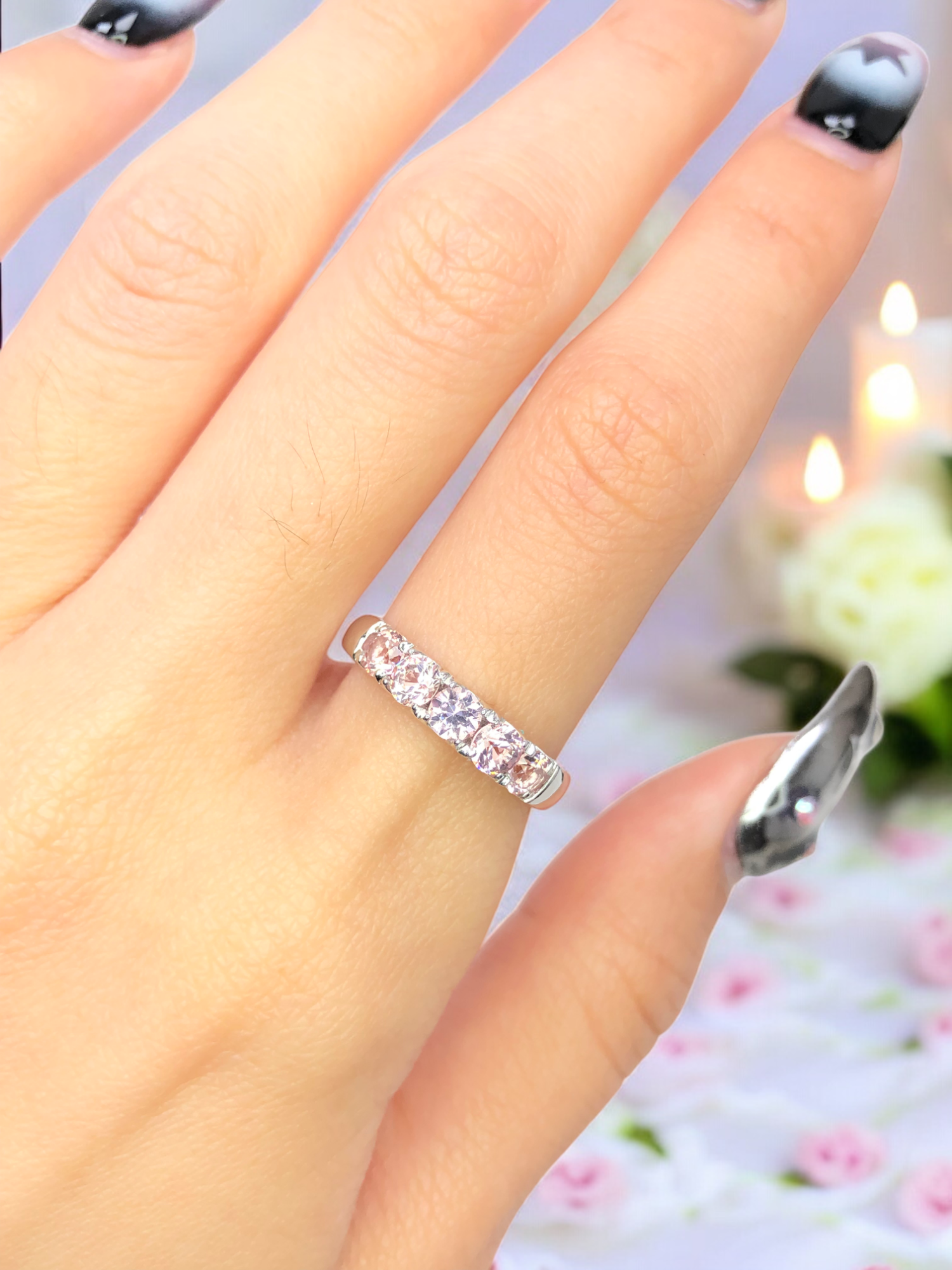 925銀 戒圍12【尖晶石1.00克拉】