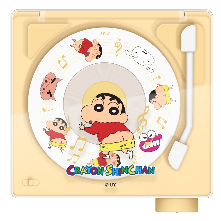 Vintage Vinyl Style Bluetooth Speaker - 蠟筆小新