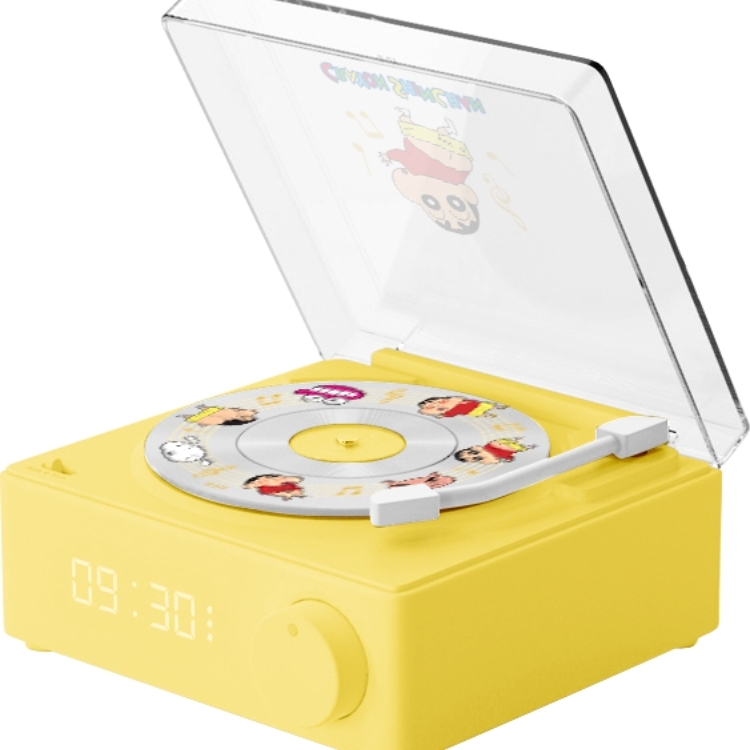 Vintage Vinyl Style Bluetooth Speaker - 蠟筆小新