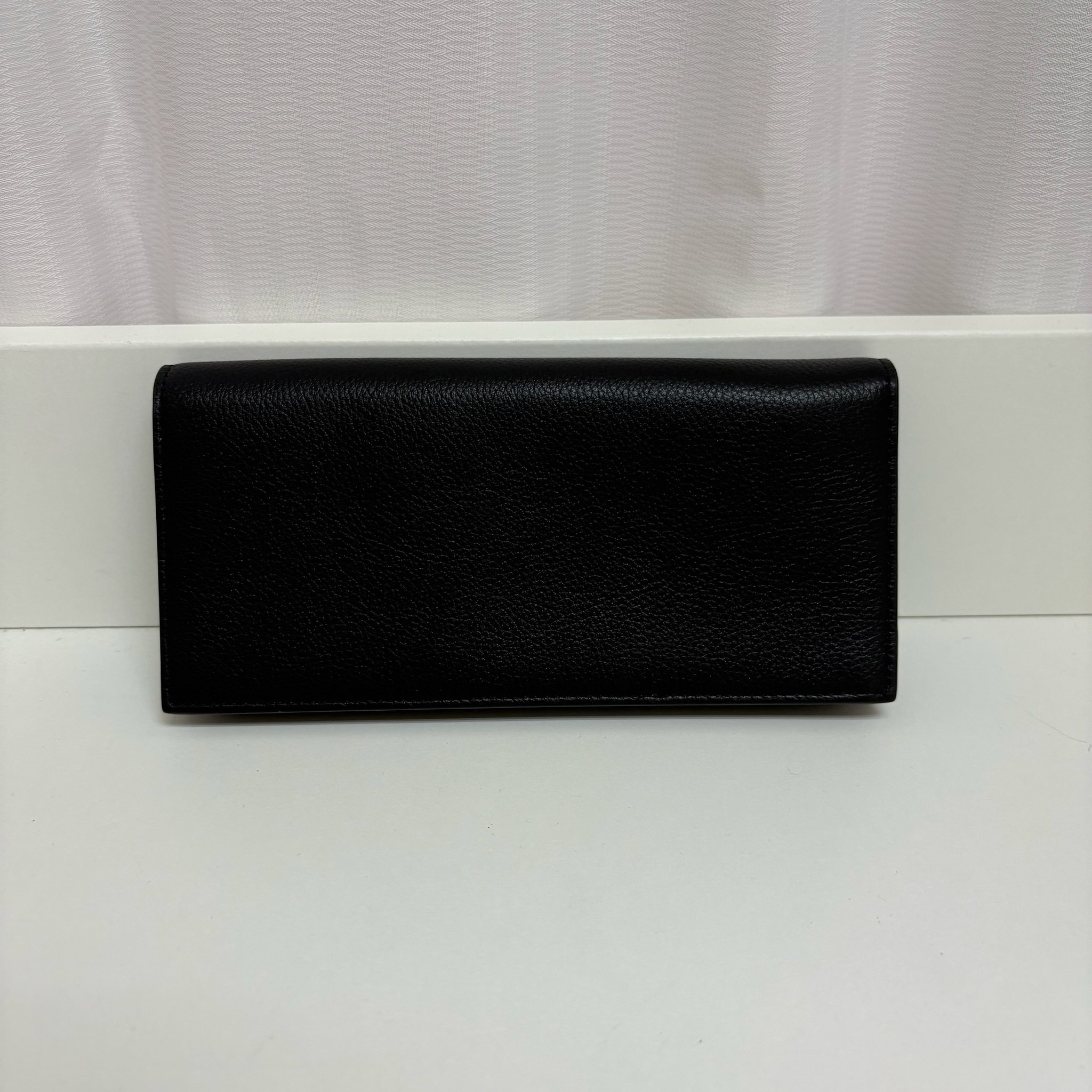 YSL Long Wallet - Black / Ghw