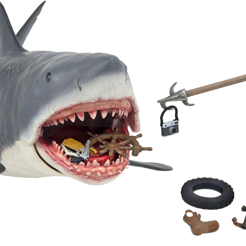 NECA 12吋 大白鲨 大白鯊遊戲 50週年