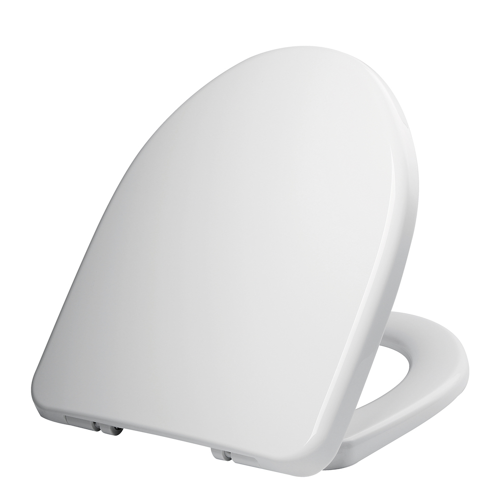 H&H 緩降馬桶蓋 U型標準長度 純白色(TS-UL)