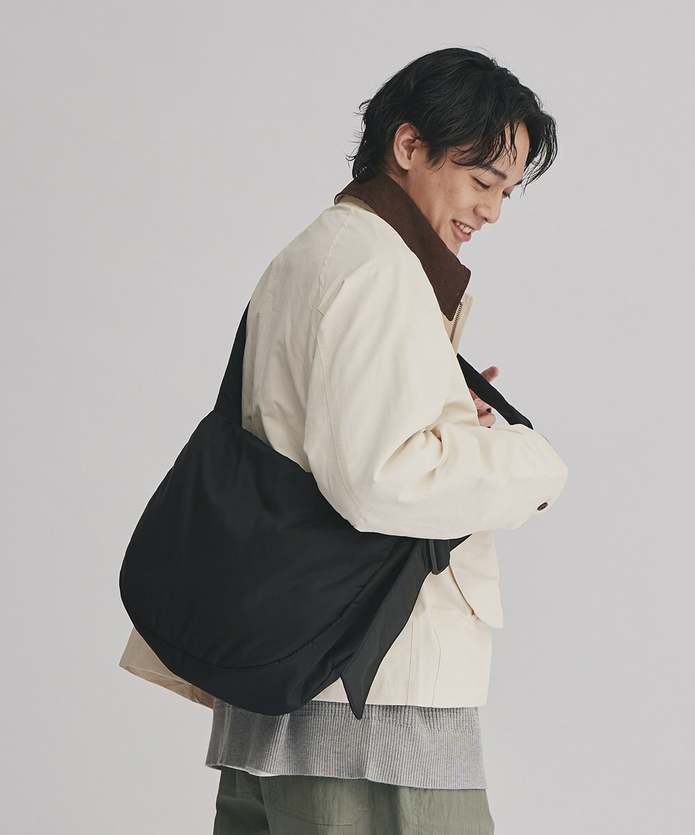 【直播】plain-me TW031307 寬帶鋪棉半月包(中型)