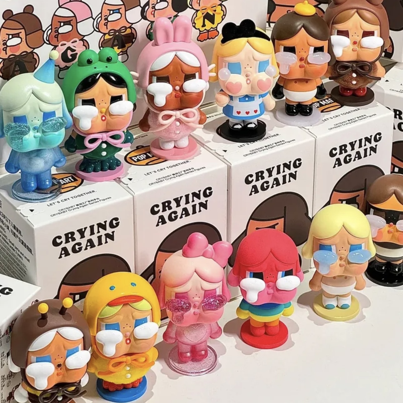 POPMART CRYBABY 眼淚工廠 盲盒 公仔 "單小盒入" 哭娃 哭哭寶貝 盒玩/預購