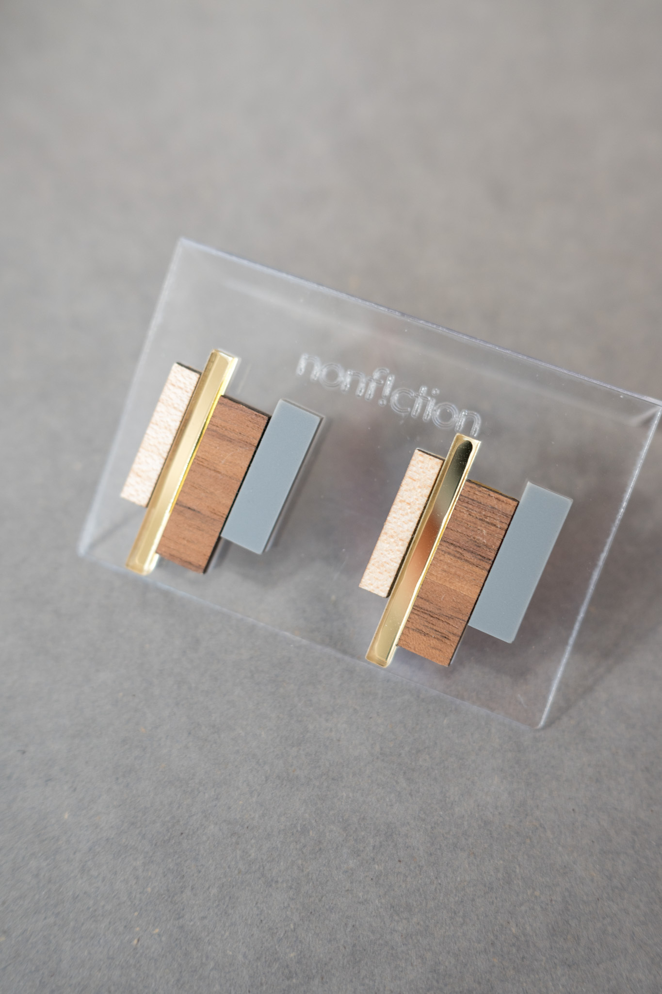 [nonf!ction] STICKS | 灰色 | 耳夾 | NO.42