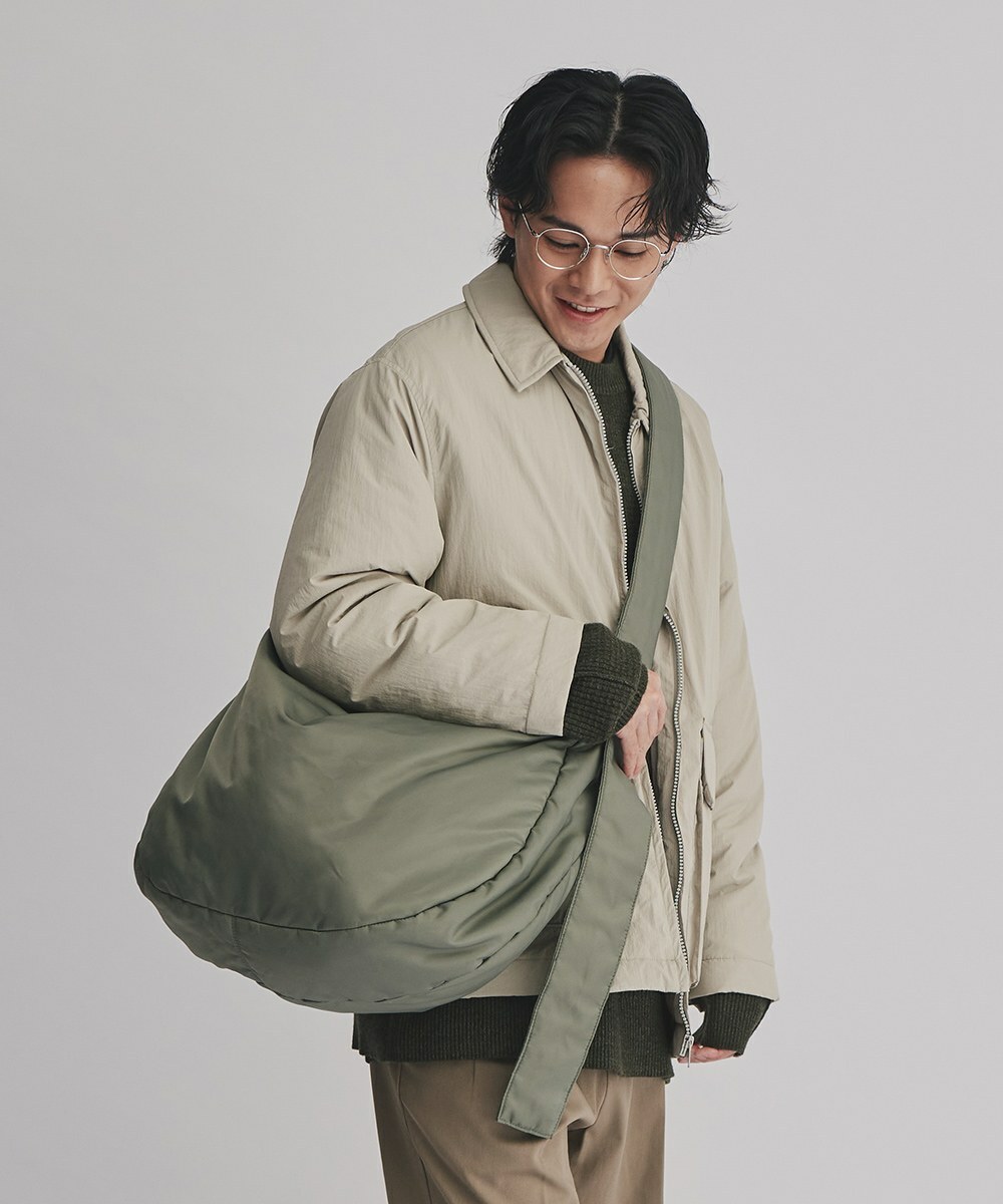 【直播】plain-me TW031308 寬帶鋪棉半月包(大型)