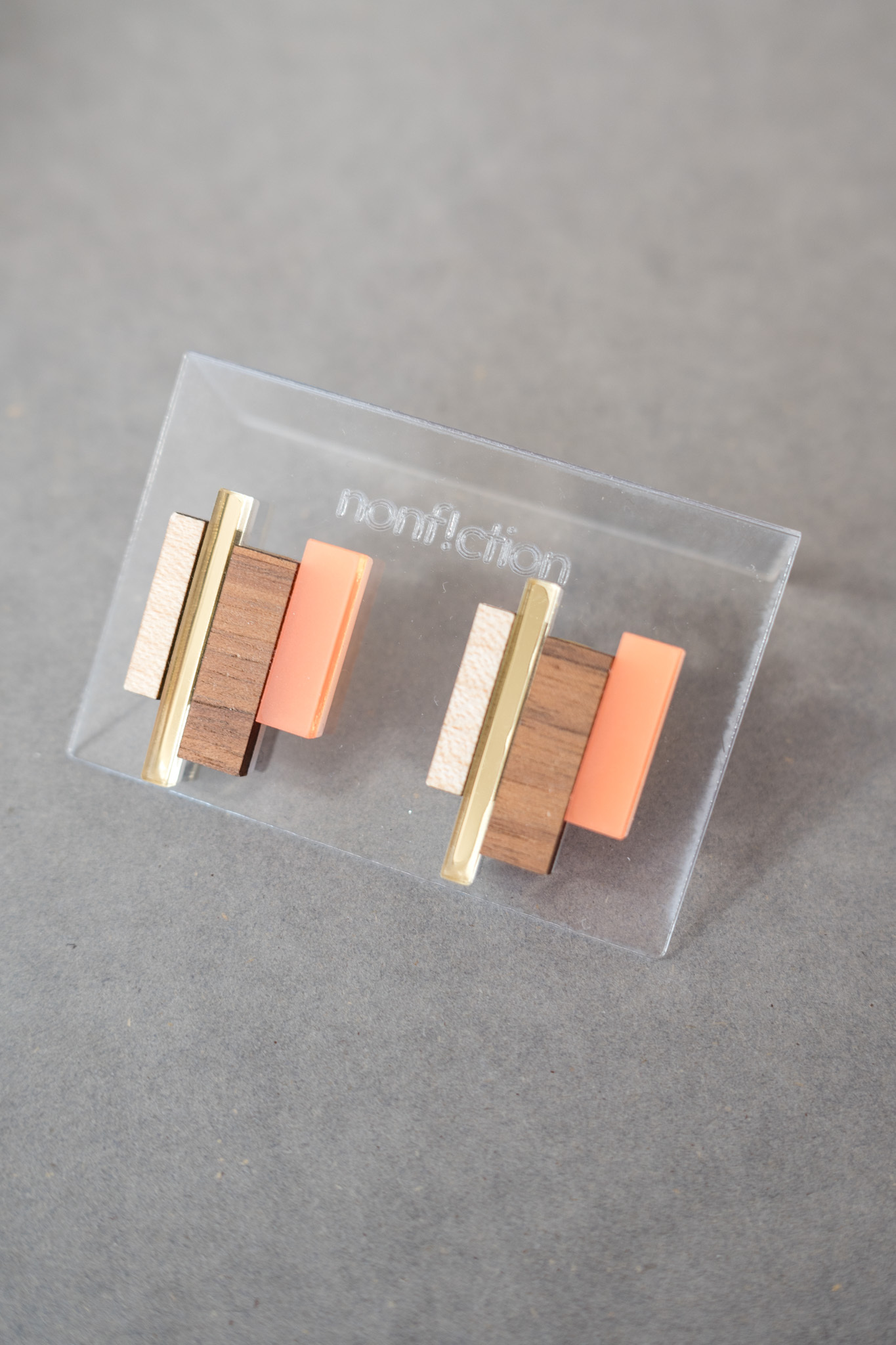 [nonf!ction] STICKS | 橘色 | 耳夾 | NO.46